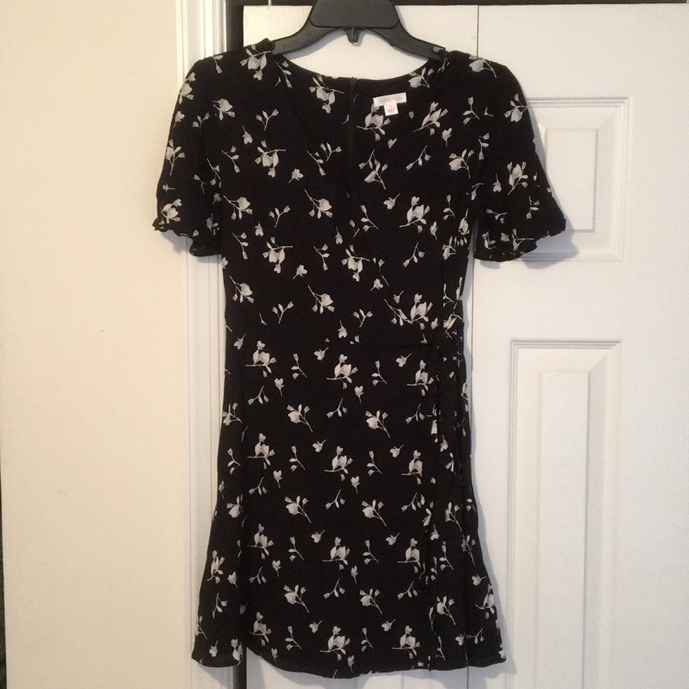 Faux wrap dress